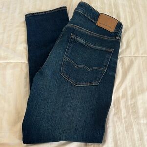Mens American Eagle Outfitters Dark Blue Jeans